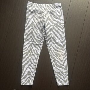 Adidas Light Gray Top with Silver Logo